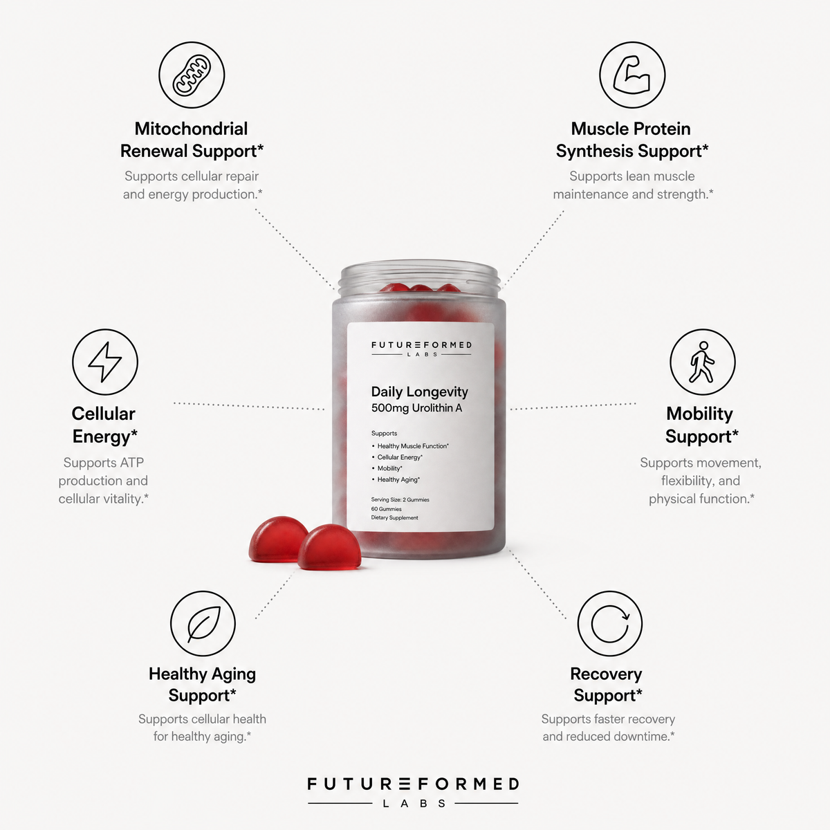 Daily Longevity™ 500mg Urolithin A