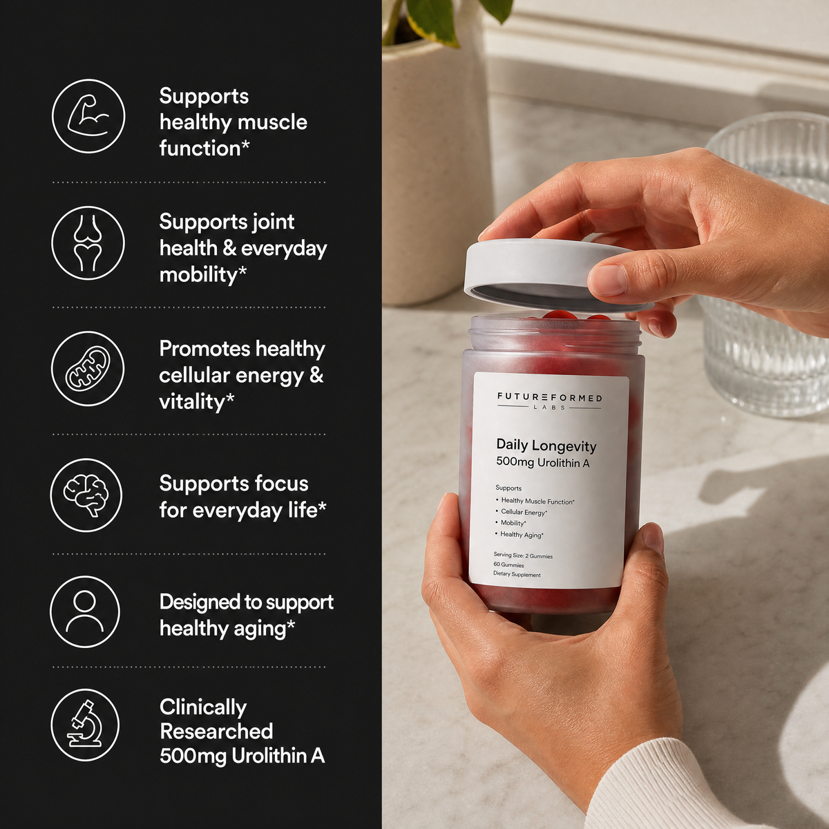 Daily Longevity™ 500mg Urolithin A
