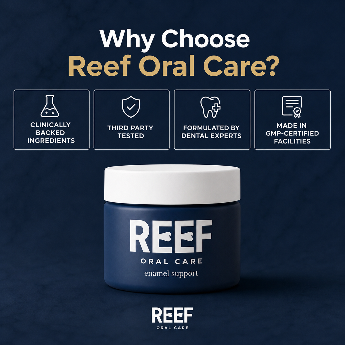REEF Daily Enamel Support & Whitening Powder